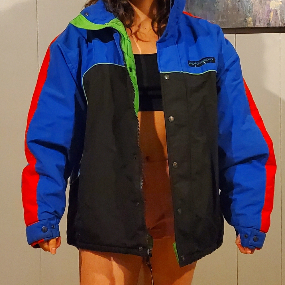 Vintage 90s mens vaporwave jacket